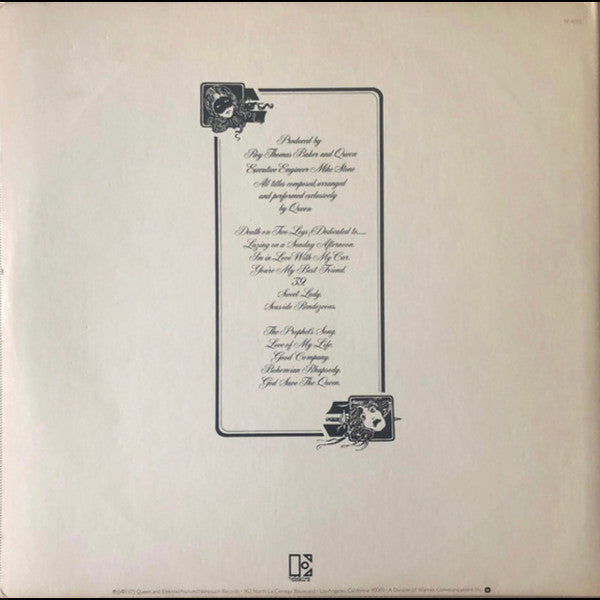 Queen : A Night At The Opera (LP, Album, SP )