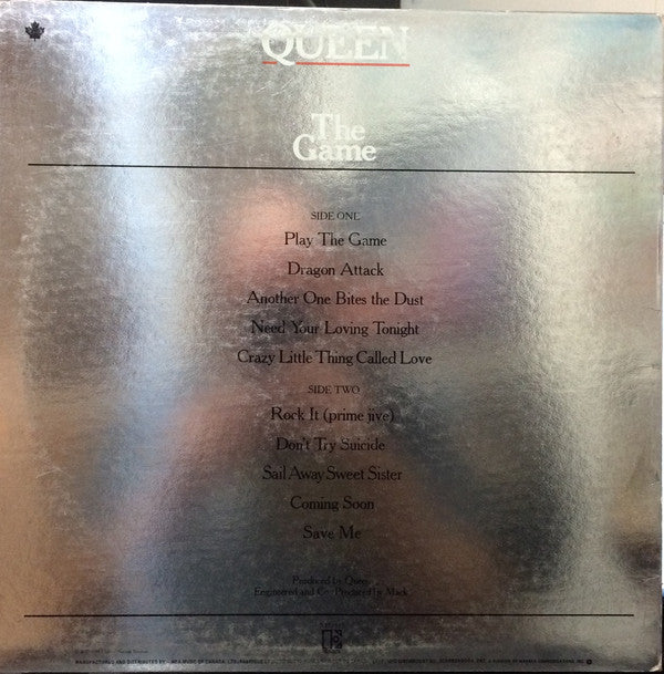 Queen : The Game (LP, Album, Foi)