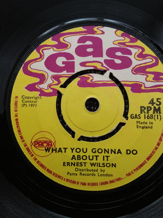 Ernest Wilson / Dobby Dobson : What You Gonna Do About It / Halfway To Paradise (7")