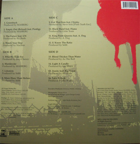 Infamous Mobb : Blood Thicker Than Water, Vol. 1 (2xLP, Album)