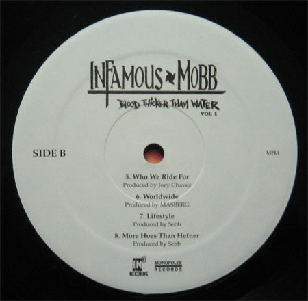 Infamous Mobb : Blood Thicker Than Water, Vol. 1 (2xLP, Album)