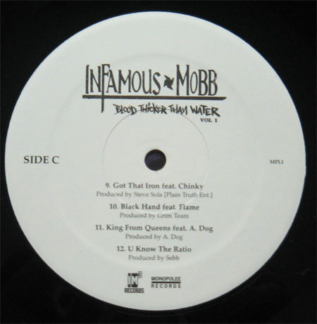 Infamous Mobb : Blood Thicker Than Water, Vol. 1 (2xLP, Album)