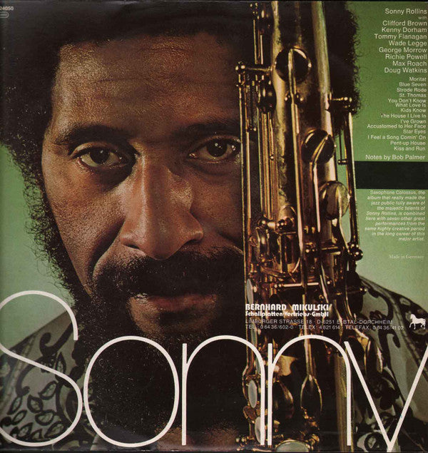 Sonny Rollins : Saxophone Colossus And More (2xLP, Comp)