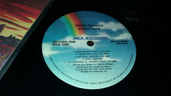 Oingo Boingo : Boingo Alive: A Celebration Of A Decade 1979-1988 (2xLP, Album)