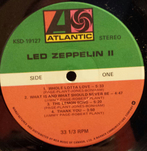 Led Zeppelin : Led Zeppelin II (LP, Album, RE, Gat)