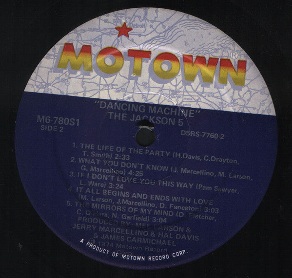 The Jackson 5 : Dancing Machine (LP, Album)