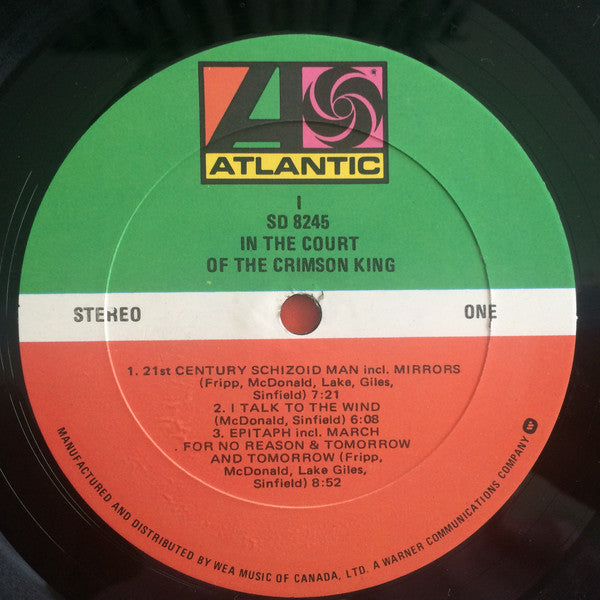 King Crimson : In The Court Of The Crimson King (An Observation By King Crimson) (LP, Album, Imp)