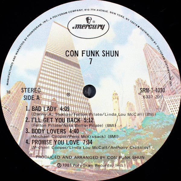 Con Funk Shun : 7 (LP, Album, 18 )