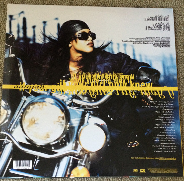 Aaliyah : If Your Girl Only Knew (12")
