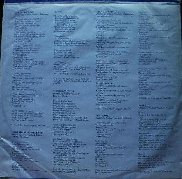 Smokey Robinson : Where There's Smoke... (LP, Album, D.J)