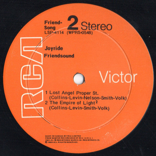 Friendsound : Joyride (LP, Album)