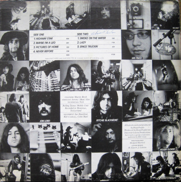 Deep Purple : Machine Head (LP, Album, Gat)