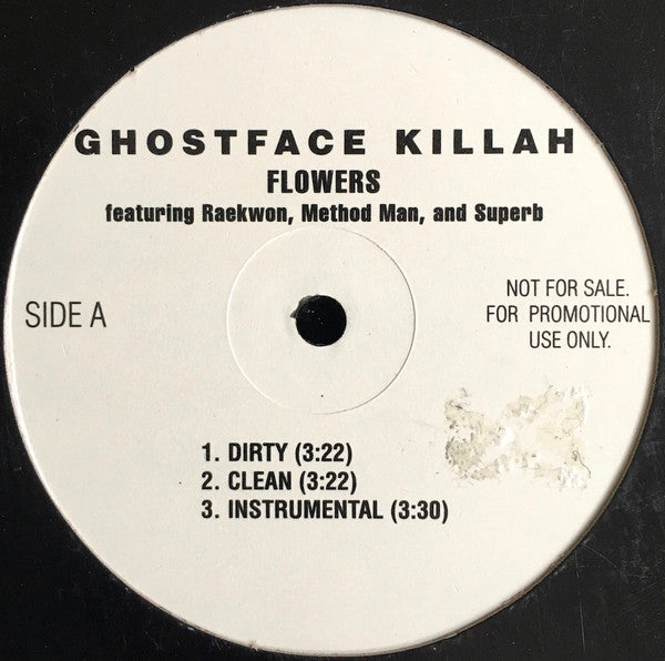 Ghostface Killah : Flowers / The Watch (12", Promo)