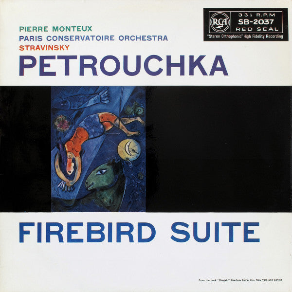 Pierre Monteux, Orchestre De La Société Des Concerts Du Conservatoire, Igor Stravinsky : Petrouchka / Firebird Suite (LP)