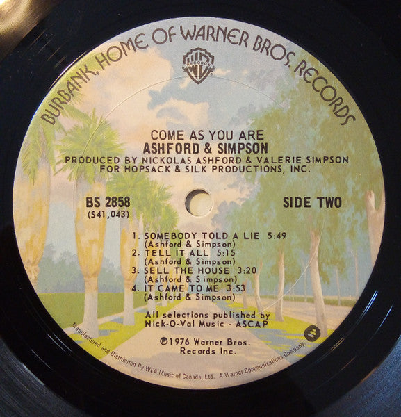 Ashford & Simpson : Come As You Are (LP, Album)