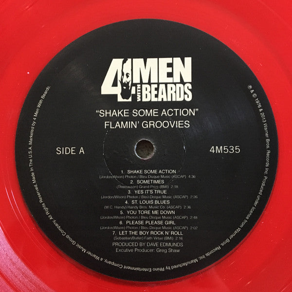 The Flamin' Groovies : Shake Some Action (LP, Album, Ltd, RE, Red)