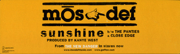 Mos Def : Sunshine (12", Promo)