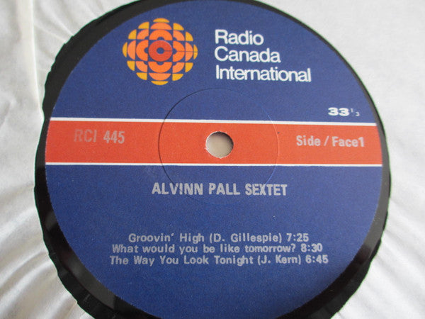 Alvinn Pall Sextet : Alvinn Pall Sextet (LP, Album)
