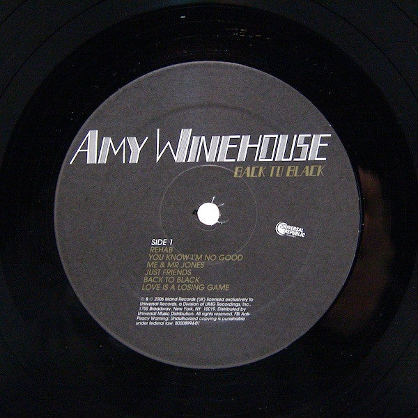 Amy Winehouse : Back To Black (LP, Album)