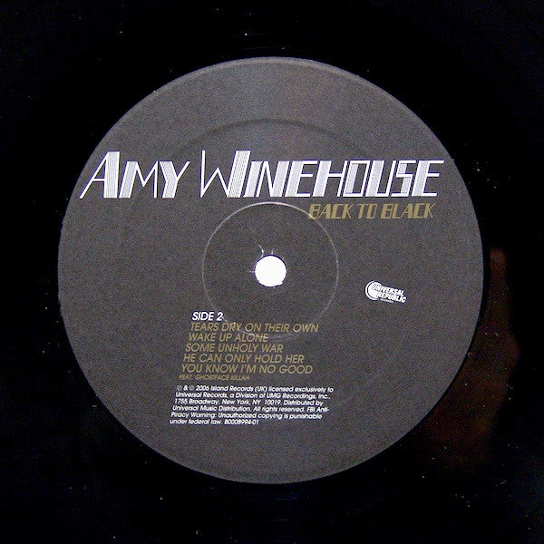 Amy Winehouse : Back To Black (LP, Album)