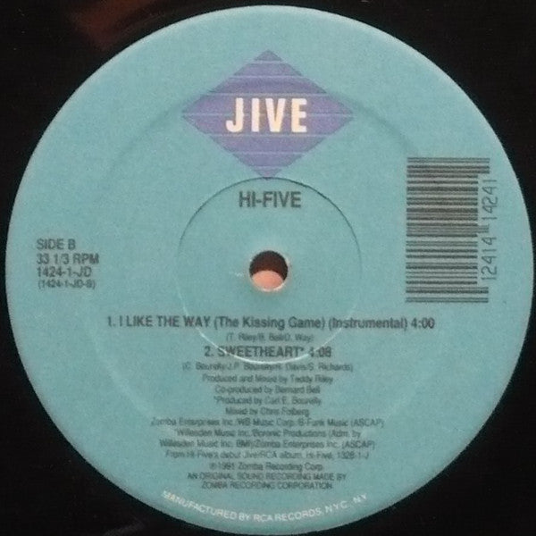 Hi-Five : I Like The Way (The Kissing Game) (12")