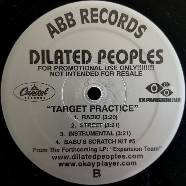 Dilated Peoples : Worst Comes To Worst / Target Practice (12", Promo)