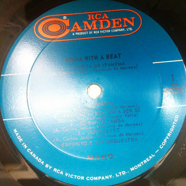 Expósito E Sua Orquestra : Bossa With A Beat (LP, Album, Mono, RE)