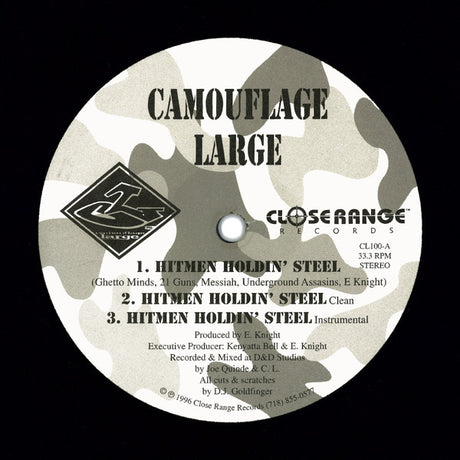 Camouflage Large : Hitmen Holdin' Steel / Cocbacda 9 (12")