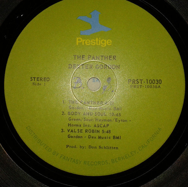 Dexter Gordon : The Panther! (LP, Album, RE)