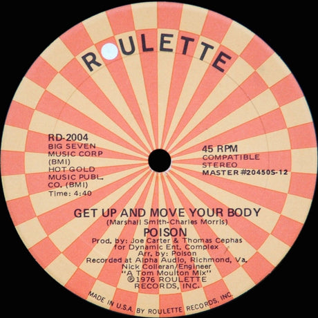 Poison / Camouflage (5) : Get Up And Move Your Body / You've Got The Power (12")