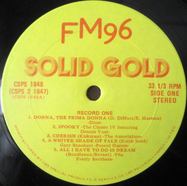Various : Solid Gold FM96 (2xLP, Comp)