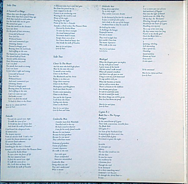 Rush : A Farewell To Kings (LP, Album, Gat)