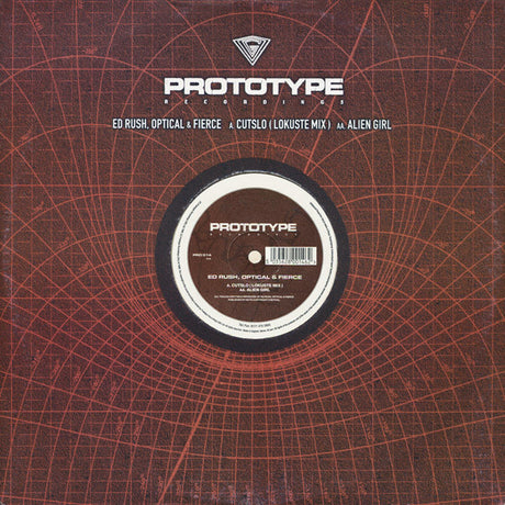 Ed Rush, Optical & Fierce : Cutslo (Lokuste Mix) / Alien Girl (12")