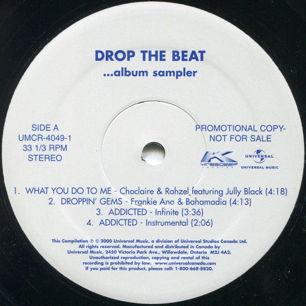 Various : Drop The Beat ...Album Sampler (12", Promo, Smplr)