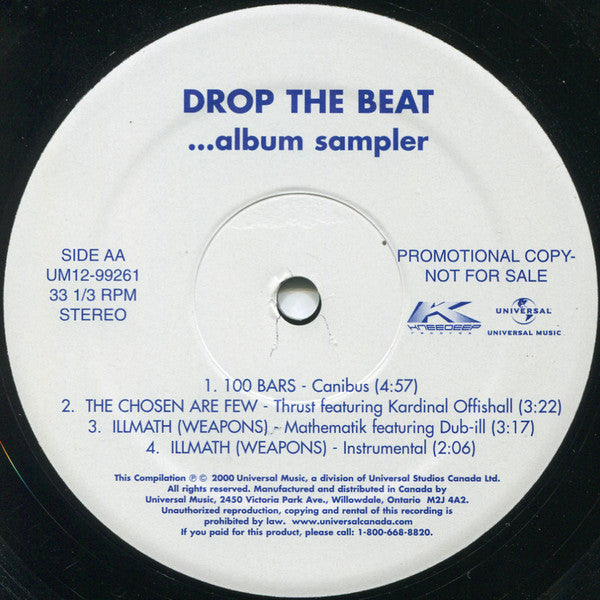 Various : Drop The Beat ...Album Sampler (12", Promo, Smplr)