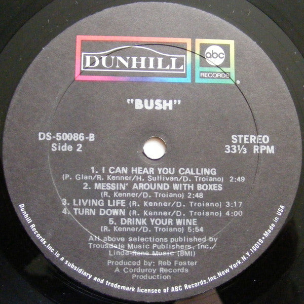 Bush (7) : Bush (LP, Album)