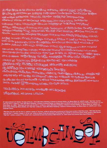 DJ Shadow : Preemptive Strike (2xLP, Comp, Ltd)