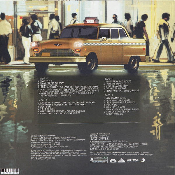 Dave Blume And Bernard Herrmann : Taxi Driver (Original Soundtrack Recording) (2xLP, Album, Dlx, Ltd, RE, RM, S/Edition, Tri)