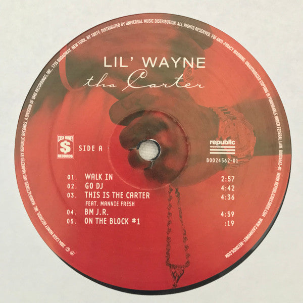 Lil Wayne : Tha Carter (2xLP, Album, Ltd, RE, Len)