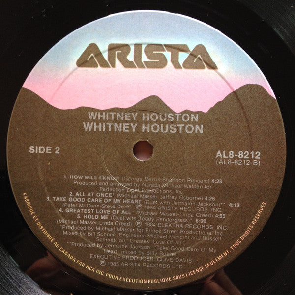Whitney Houston : Whitney Houston (LP, Album)
