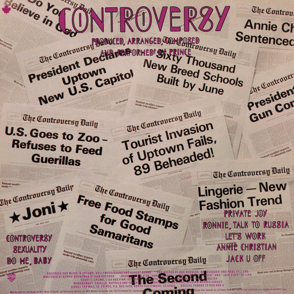 Prince : Controversy (LP, Album, RE)