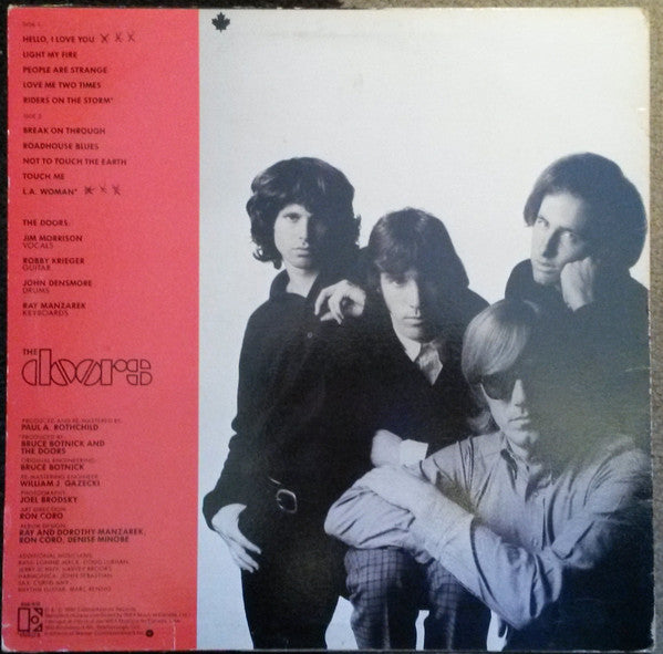 The Doors : Greatest Hits (LP, Comp, RM)