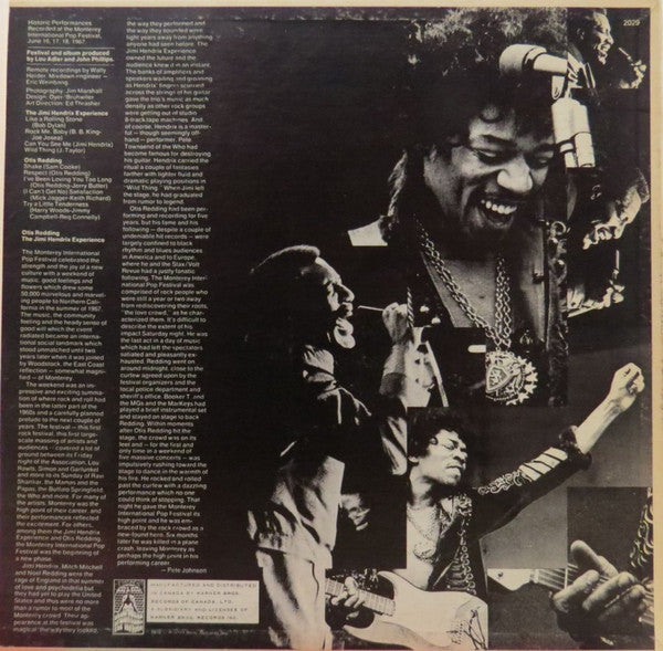 Otis Redding / The Jimi Hendrix Experience : Historic Performances Recorded At The Monterey International Pop Festival (LP, Album)