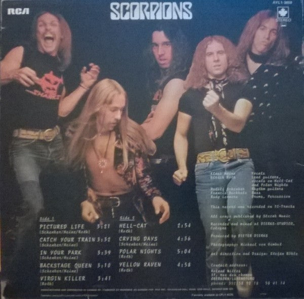 Scorpions : Virgin Killer (LP, Album, RE)