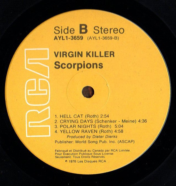Scorpions : Virgin Killer (LP, Album, RE)