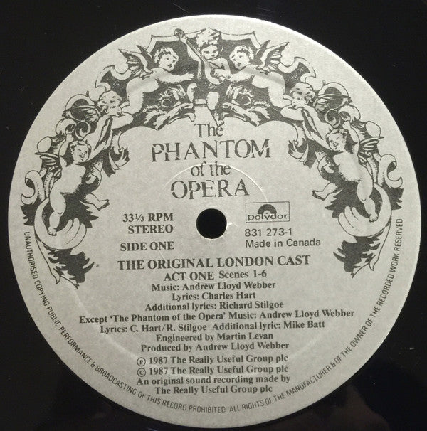Andrew Lloyd Webber : The Phantom Of The Opera (2xLP, Album, Gat)