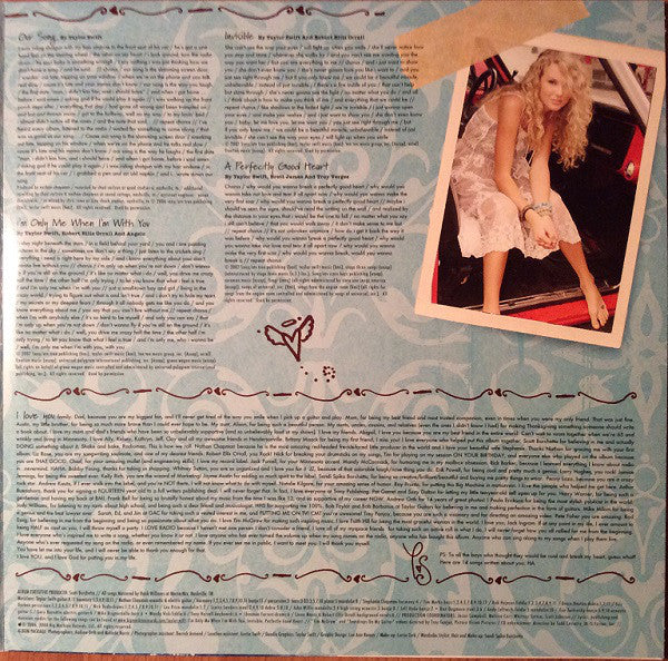 Taylor Swift : Taylor Swift (2xLP, Album, RE)