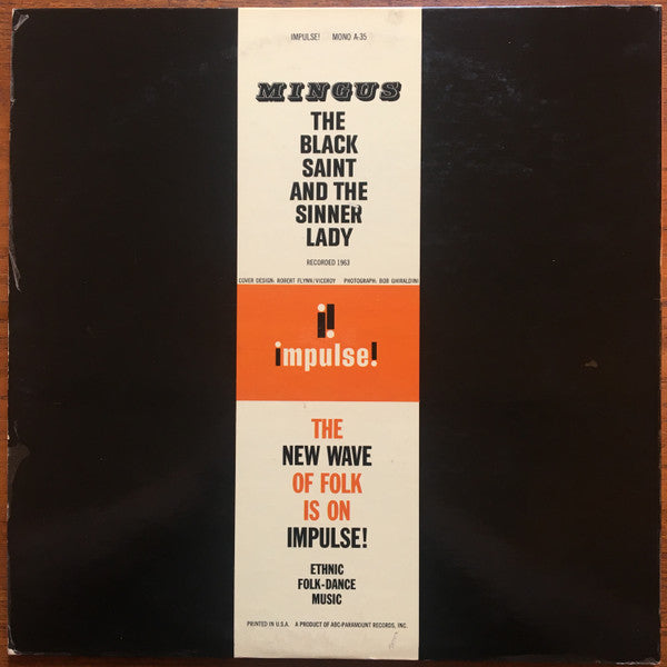 Charles Mingus : The Black Saint And The Sinner Lady (LP, Album, Mono, Gat)