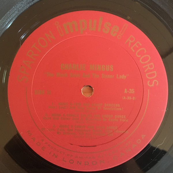 Charles Mingus : The Black Saint And The Sinner Lady (LP, Album, Mono, Gat)
