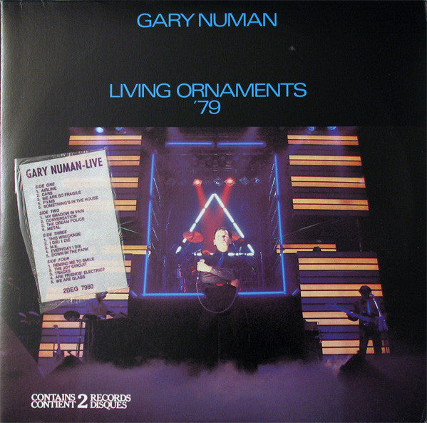 Gary Numan : Living Ornaments '79 And '80 (2xLP, Album)